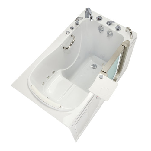 Ella Walk In Bath Royal 32"x52" Acrylic Hydro Massage WalkIn Bathtub